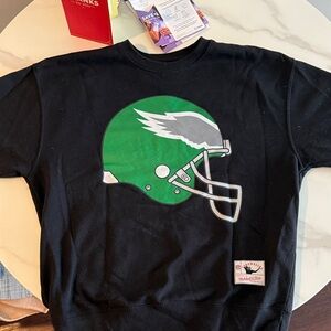 Mitchell & Ness Throwback Philadelphia Eagles Crewneck Sweatshirt size L